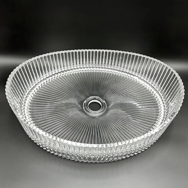 Lavabo da appoggio Rea Harper Transparent