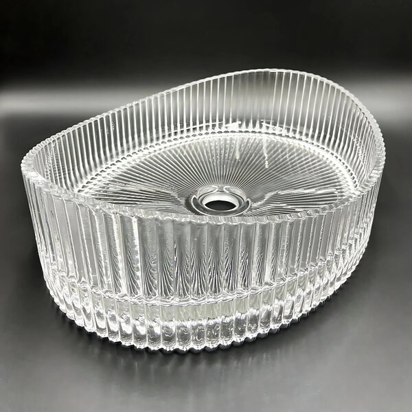Lavabo da appoggio Rea Harper Transparent