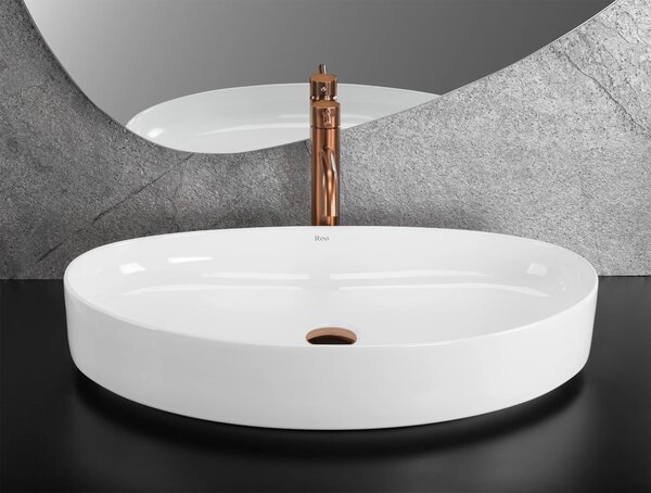 Lavabo da appoggio Rea SABINA 65