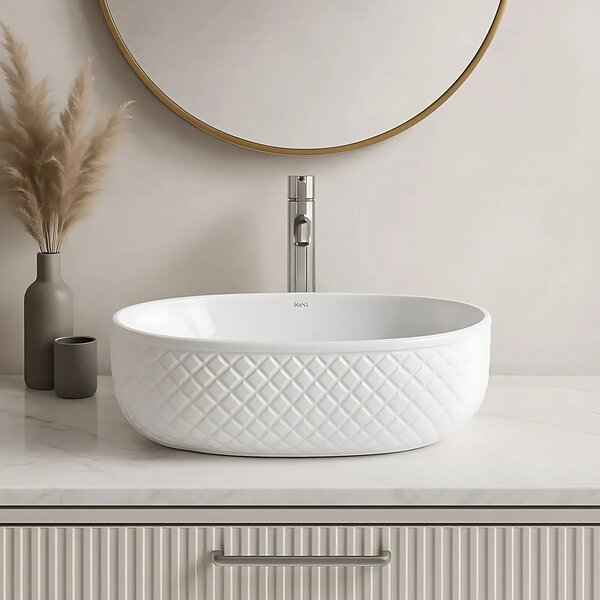 Lavabo da appoggio Rea Oktawia