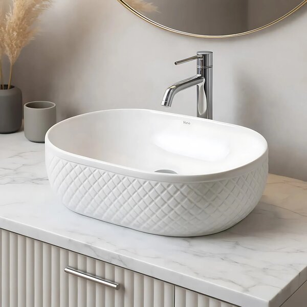 Lavabo da appoggio Rea Oktawia