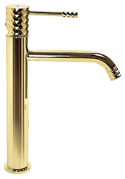 Rubinetto da lavabo Rea Lungo Diamond Gold High