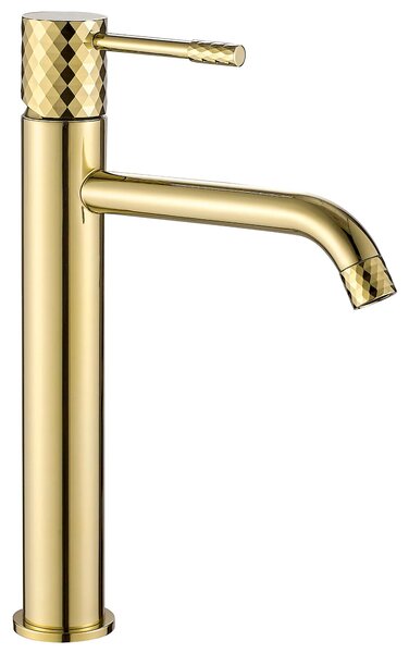 Rubinetto da lavabo Rea Lungo Diamond Gold High
