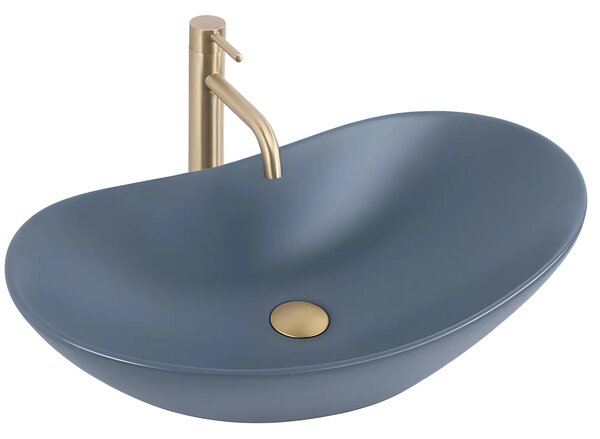 Lavabo da appoggio Rea Royal Blueberry Matt