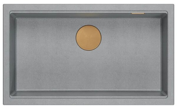Lavello in granito Logan 110 Grey Metallic