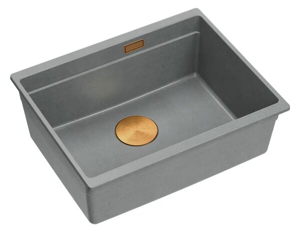 Lavello in granito Logan 100 Grey Metallic