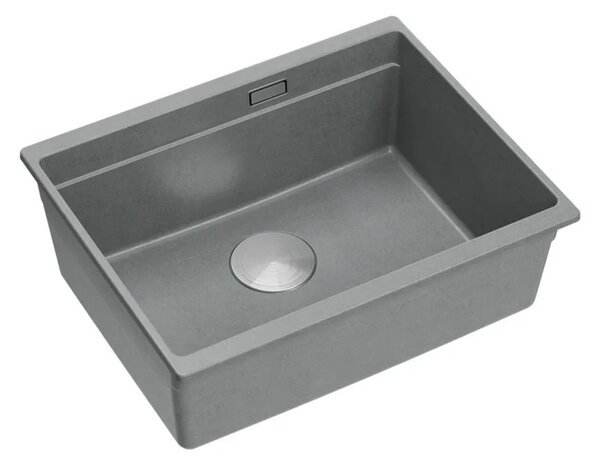 Lavello in granito Logan 100 Grey Metallic