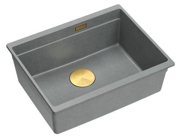 Lavello in granito Logan 100 Grey Metallic
