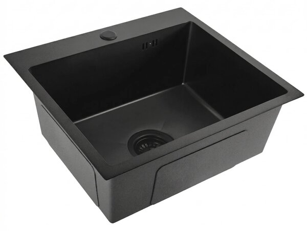 Lavello in acciaio Leo 50 Black