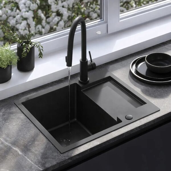 Lavello in acciaio Paul Black