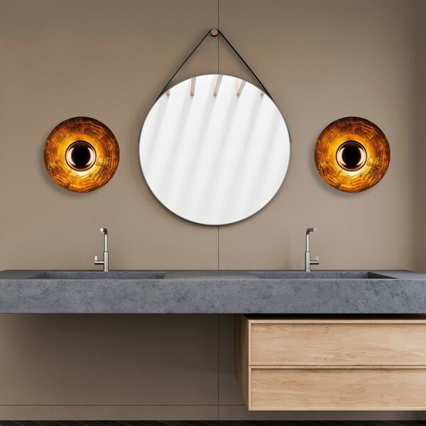 Lampada da parete color rame ø 38 cm Kurt – Opviq lights