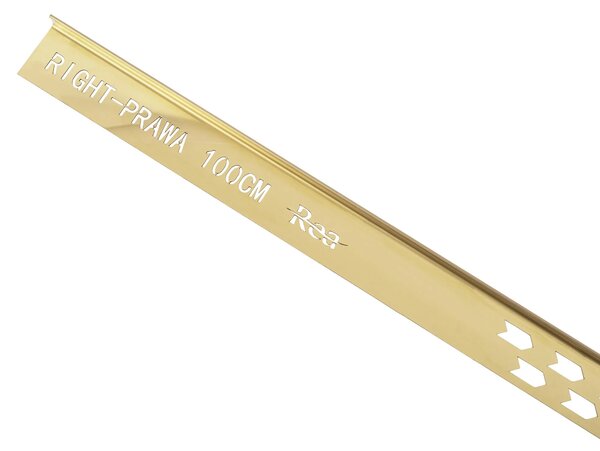 Profilo doccia pendenzato 100cm Gold