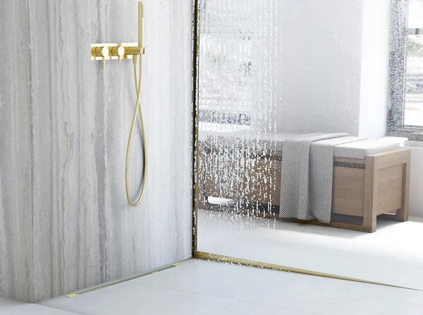 Profilo doccia pendenzato 100cm Gold