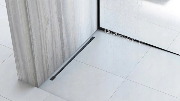 Profilo doccia pendenzato 100cm Black