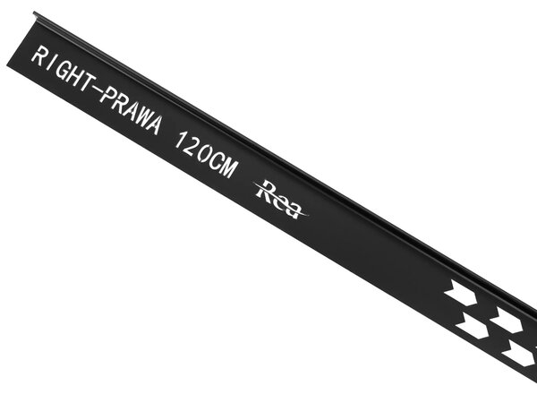 Profilo doccia pendenzato 120cm Black