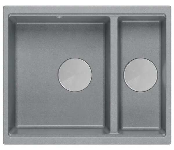 Lavello in granito Logan 150 Grey Metallic