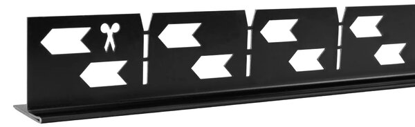 Profilo doccia pendenzato 100cm Black
