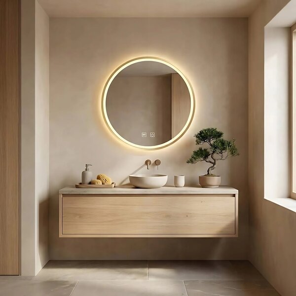 Specchio LED 50cm MMJ Gold