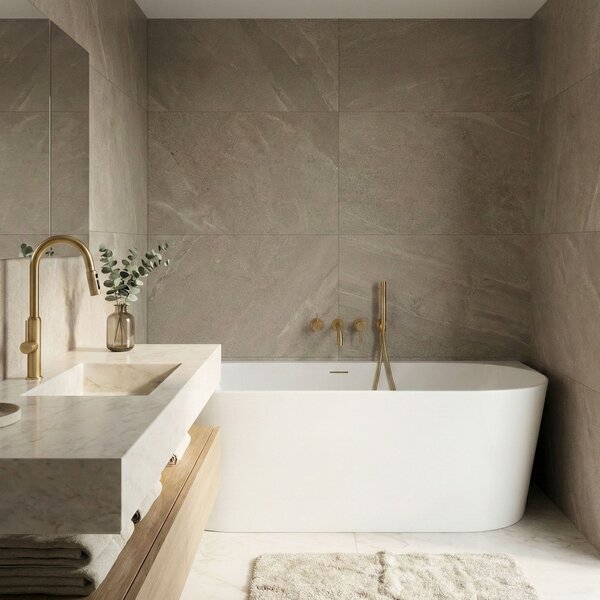 Vasca Bagno A Parete CAPRI SLIM 150cm