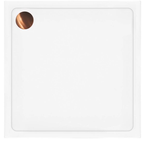 Piatto doccia acrilico Rea Savoy White 80x80