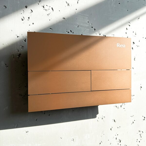 Pulsante per supporto set da incasso WC K011A-Q e Slim024N Rea T Brush Copper/Brushed Rose Gold
