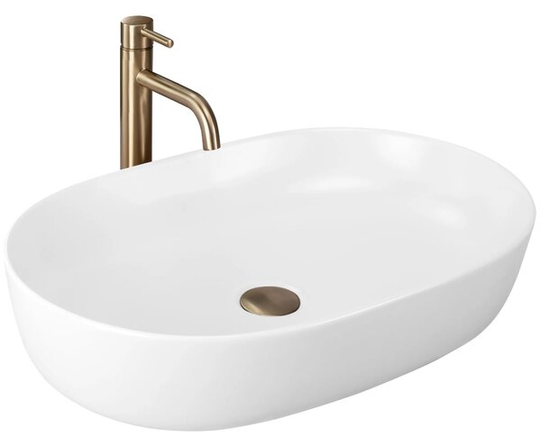 Lavabo da appoggio Rea CLEO 61 WHITE MATT