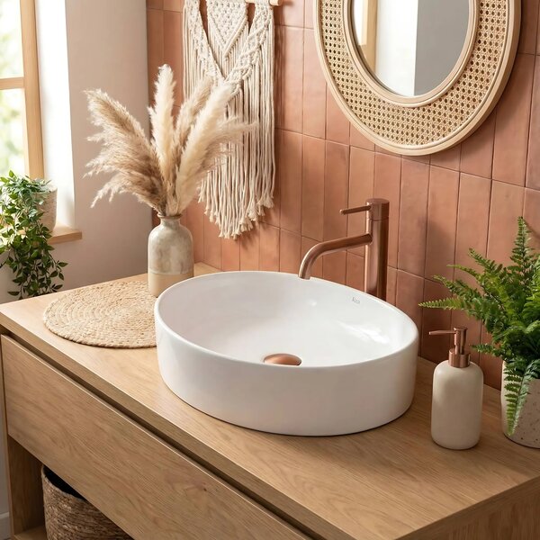 Lavabo da appoggio Rea Joana 50