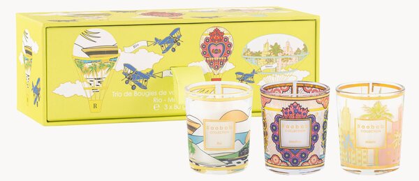 Set di 3 candele profumate My First Baobab