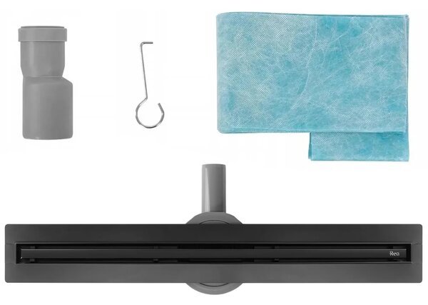 Canalina di scarico Neox Slim pro black 80
