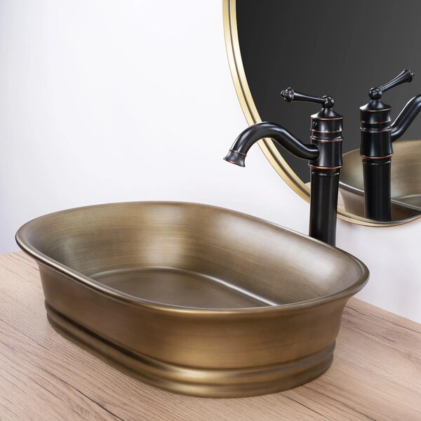 Lavabo da appoggio REA WILMA N RUSTIC