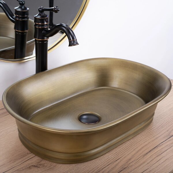 Lavabo da appoggio REA WILMA N RUSTIC
