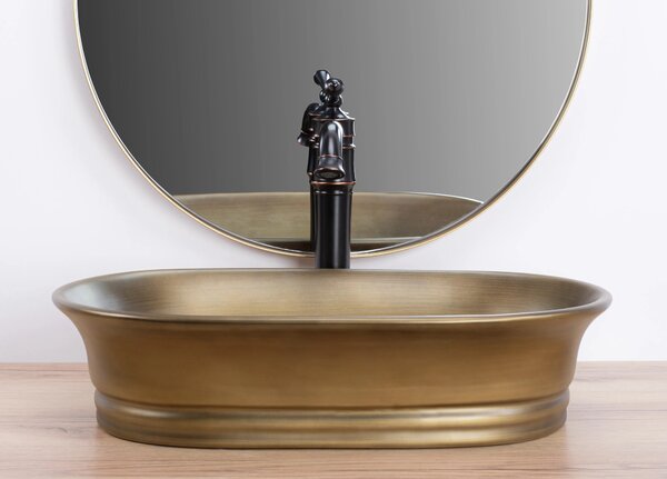 Lavabo da appoggio REA WILMA N RUSTIC