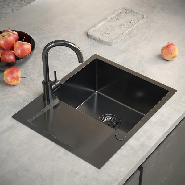 Lavello in acciaio LUKE 116 Black