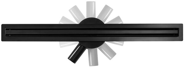 Scarico lineare CALANI ECO360 SLIM BLACK 70