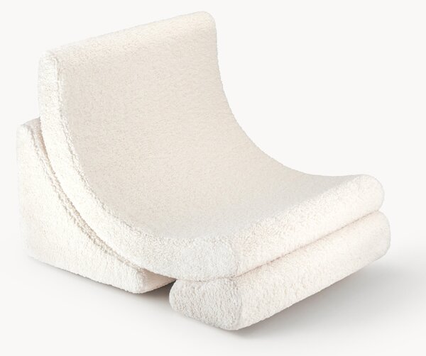 Poltrona per bambini in teddy fatta a mano Moon