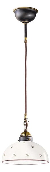 Kolarz 731.30.68 - Lampadario a sospensione con filo NONNA 1xE27/75W/230V diametro 30 cm rosso
