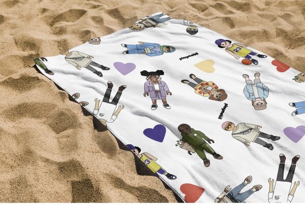 Telo mare in spugna di cotone 75x140 cm Unique United - Playmobil