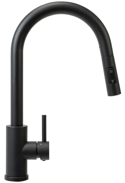 Rubinetto da cucina Rea Fresh Touch Black Matt