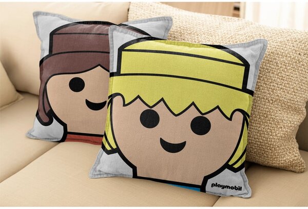 Cuscino per bambini in lino - Playmobil