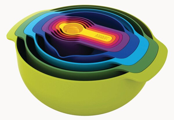 Set di ciotole impilabili Nest Plus 9 pz