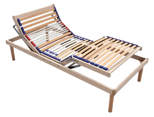 Rete a doghe Shape a regolazione motorizzata in legno di faggio 80x190 - Singolo (Standard)