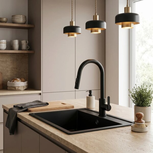 Rubinetto da cucina REA Ontario Black