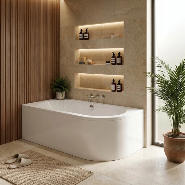 Vasca bagno Rea Orion Left 170cm
