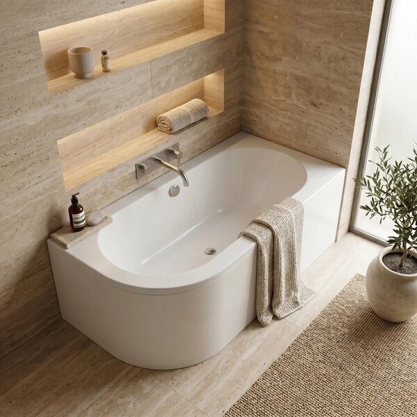 Vasca bagno Rea Orion Right 170cm