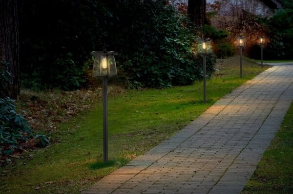Viking - Lampada solare a LED con sensore LED/2W/3,7V IP54 4000K 2000 mAh