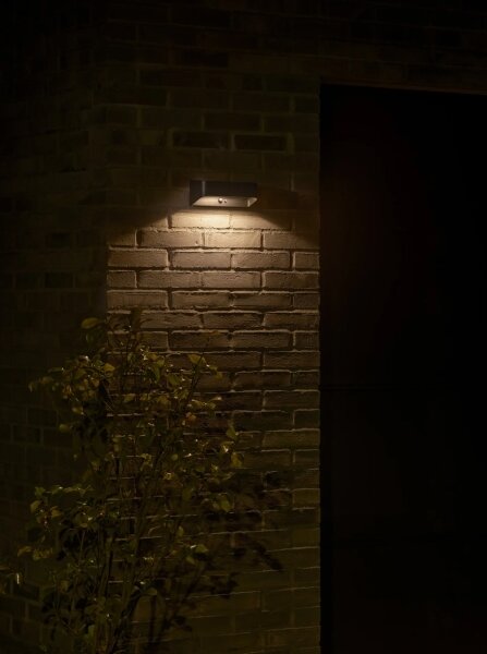 Nordlux - Lampada solare LED con sensore MARCELLIO LED/5W/5V IP54 nero