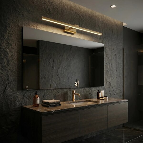 Applique da bagno LED APP1862-1W 80 cm GOLD