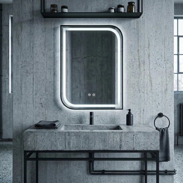 Specchio LED ZONE 70X50 BLACK