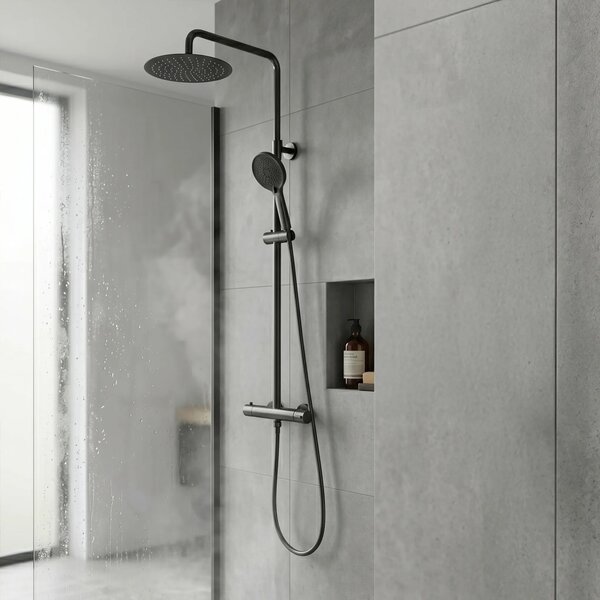 Set Doccia da incasso con Termostatato Drop Titan