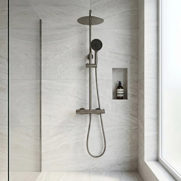 Set Doccia da incasso con Termostatato Drop Titan